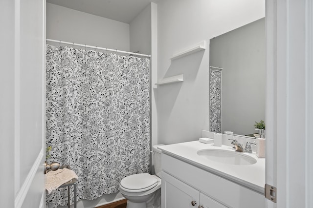 1014 Peridote Way, Ladson, SC 29456 - full bathroom featuring vanity, toilet, and a shower with shower curtain