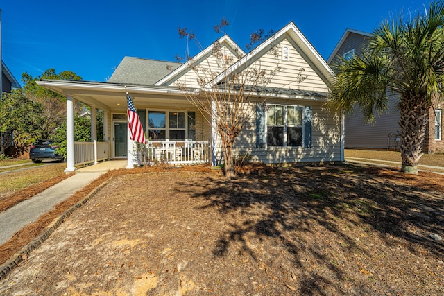 view of front of house featuring a porch