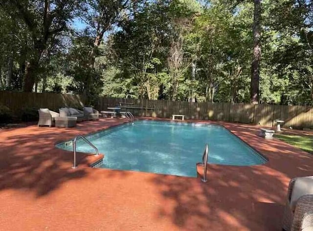 104 Legend Oaks Way, Summerville, SC 29485 - view of swimming pool featuring a fenced in pool, a patio area, and a fenced backyard