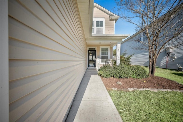 view of property entrance