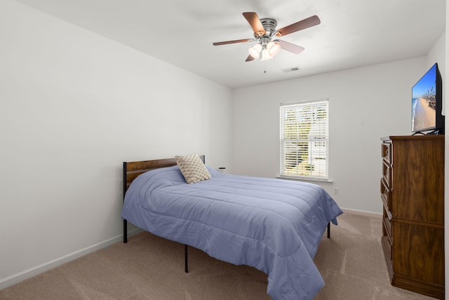 686 Redbud Ln, Summerville, SC 29486 - carpeted bedroom with a ceiling fan, baseboards, and visible vents