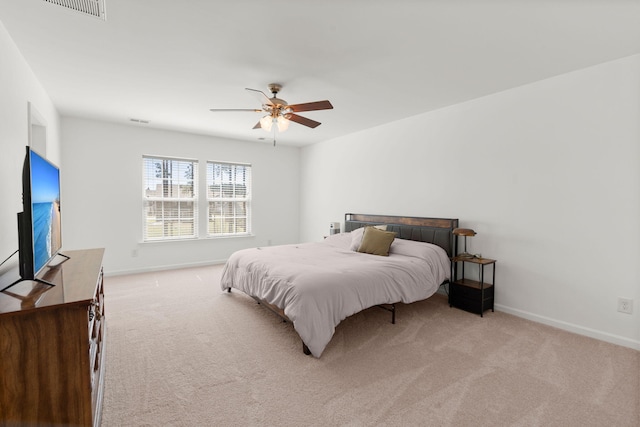 686 Redbud Ln, Summerville, SC 29486 - bedroom with light carpet, baseboards, and visible vents