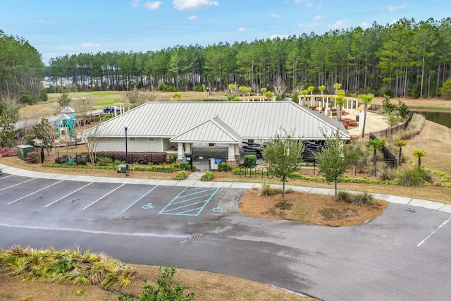 686 Redbud Ln, Summerville, SC 29486 - aerial view with a forest view