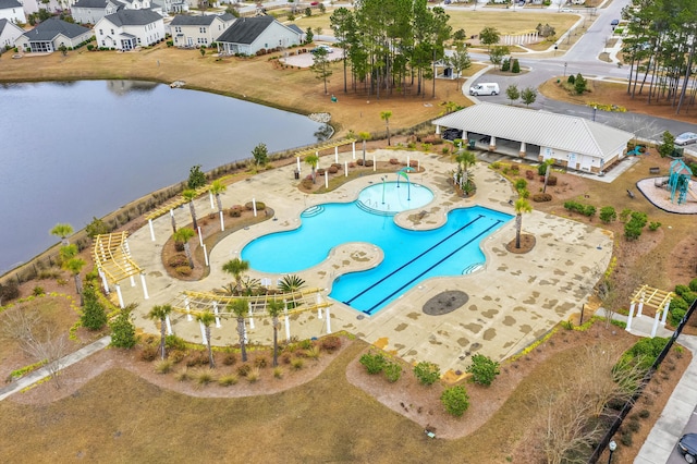 686 Redbud Ln, Summerville, SC 29486 - bird's eye view with a water view
