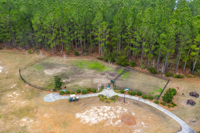 686 Redbud Ln, Summerville, SC 29486 - bird's eye view with a wooded view