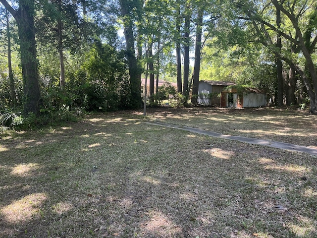 1866 Ashley Hall Rd, Charleston, SC 29407 - view of yard with an outbuilding