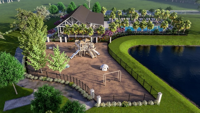 125 Brown Swiss Cir, Summerville, SC 29483 - drone / aerial view featuring a water view