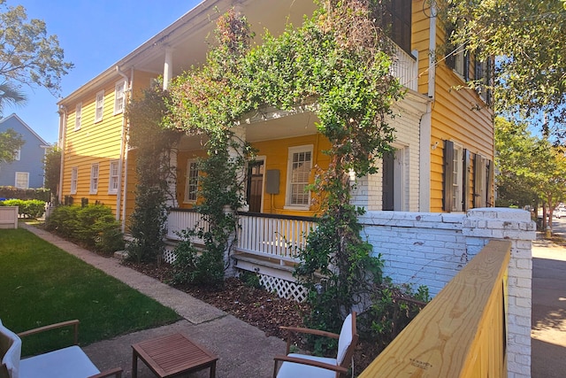167 Coming St, Charleston, SC 29403 - view of front of property with covered porch