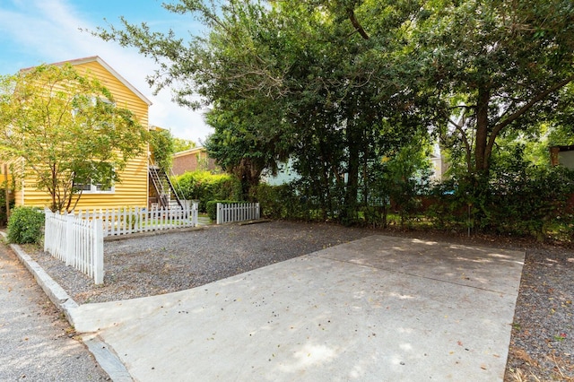 view of patio / terrace with fence