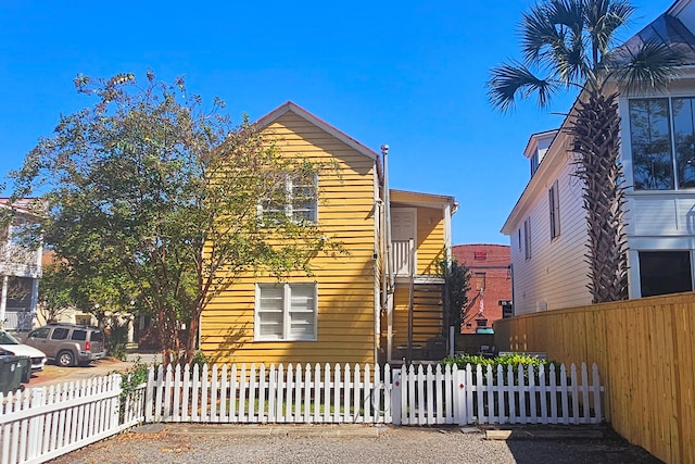 167 Coming St, Charleston, SC 29403 - view of front of house with a fenced front yard