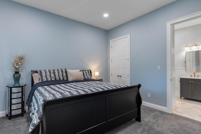 1130 Plantation Overlook Dr, Moncks Corner, SC 29461 - bedroom with carpet floors and ensuite bathroom