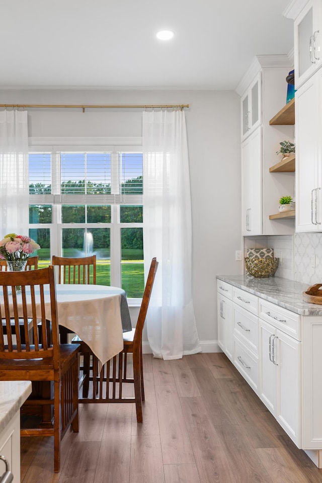 1130 Plantation Overlook Dr, Moncks Corner, SC 29461 - dining room featuring wood finished floors and recessed lighting
