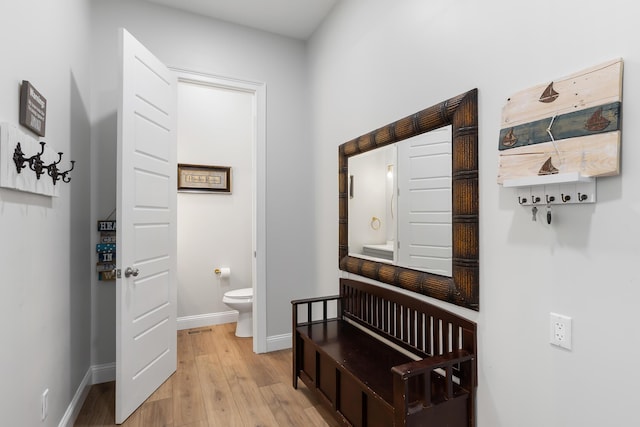 1130 Plantation Overlook Dr, Moncks Corner, SC 29461 - bathroom with toilet and wood finished floors
