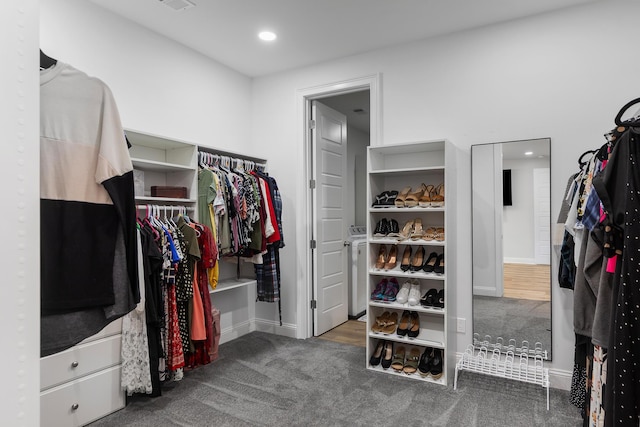 1130 Plantation Overlook Dr, Moncks Corner, SC 29461 - walk in closet featuring carpet
