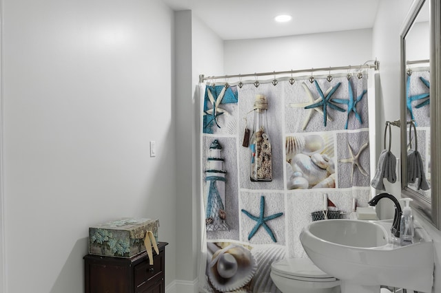 1130 Plantation Overlook Dr, Moncks Corner, SC 29461 - bathroom featuring toilet and a shower with shower curtain