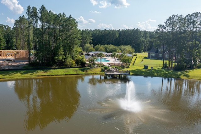 1130 Plantation Overlook Dr, Moncks Corner, SC 29461 - water view featuring a heavily wooded area