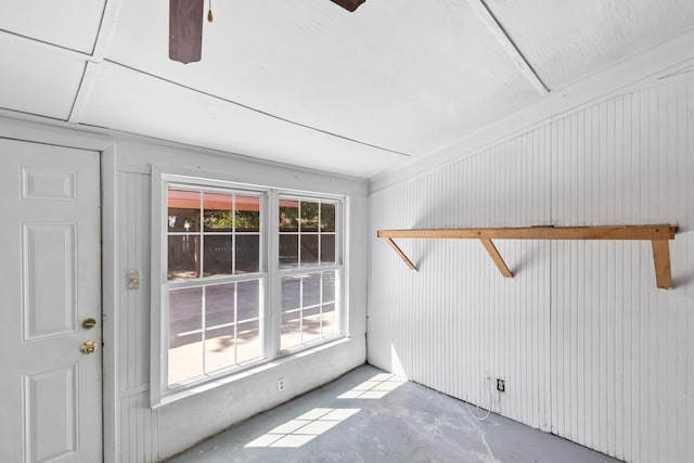 1593 Westwood Dr, Charleston, SC 29412 - unfurnished living room featuring concrete flooring
