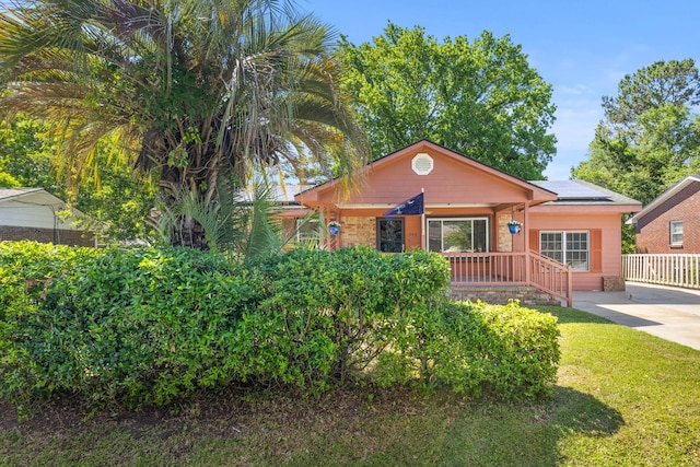 1593 Westwood Dr, Charleston, SC 29412 - view of front of home with roof mounted solar panels