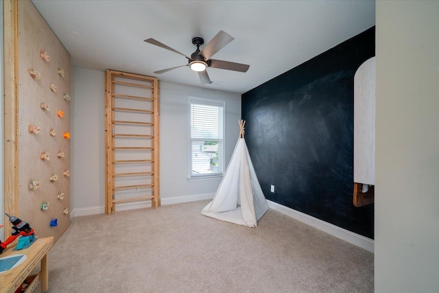 2017 Geranium Ln, Johns Island, SC 29455 - game room with ceiling fan and carpet