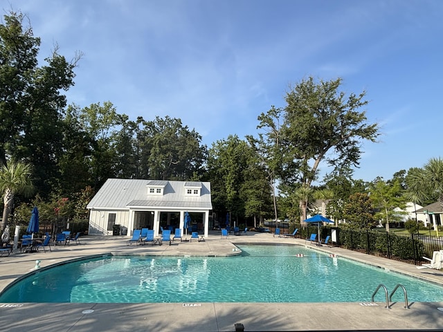 2017 Geranium Ln, Johns Island, SC 29455 - community pool featuring a patio area
