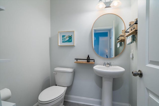 2017 Geranium Ln, Johns Island, SC 29455 - half bath featuring toilet and tile patterned floors