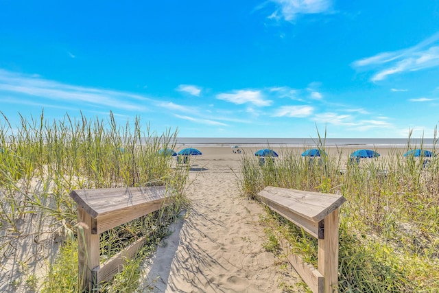 4403 Sea Forest Dr, Kiawah Island, SC 29455 - view of yard featuring view of water and beach