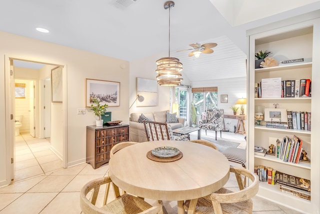 4403 Sea Forest Dr, Kiawah Island, SC 29455 - dining room with light tile patterned flooring and baseboards