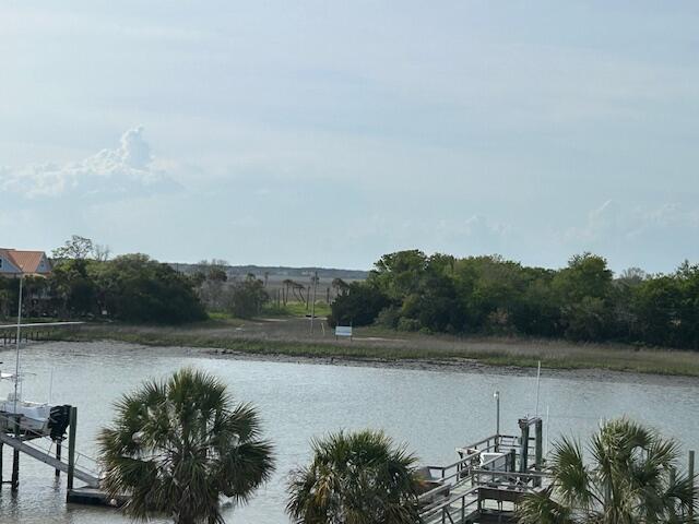 11 Tabby Ln, Isle Of Palms, SC 29451 - view of water feature featuring a dock