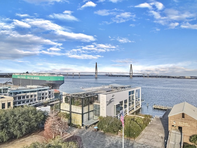 view of water feature