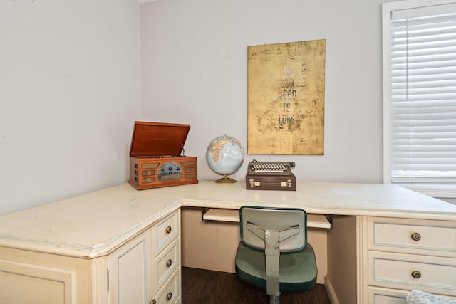 4619 Jenkins Ave Unit 1-4, North Charleston, SC 29405 - office space featuring built in desk and dark wood-type flooring