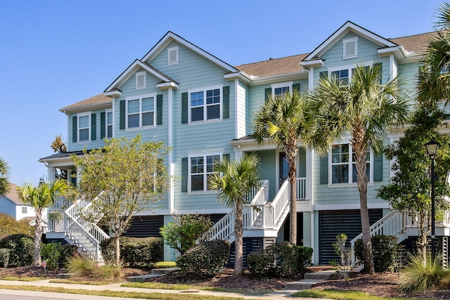 view of raised beach house