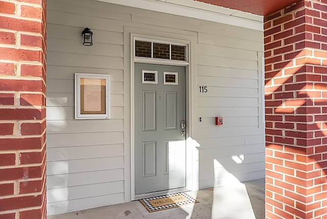 view of entrance to property