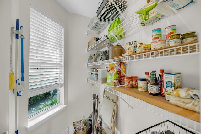 view of pantry