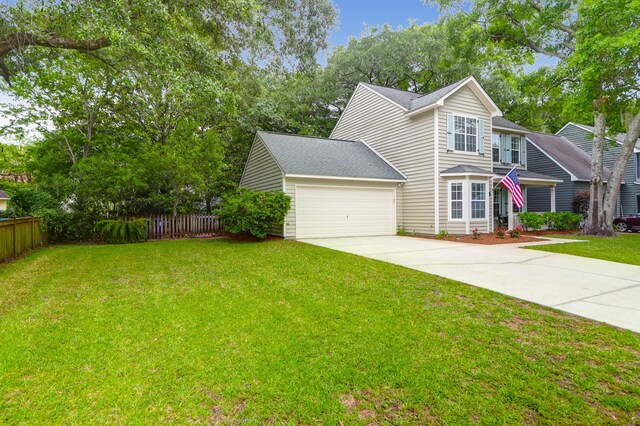 1394 Center Lake Dr, Mount Pleasant, SC 29464 - traditional-style home featuring driveway, a garage, and roof with shingles