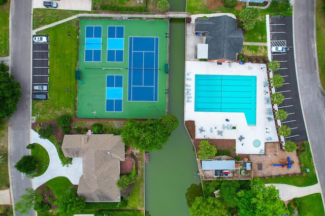 1394 Center Lake Dr, Mount Pleasant, SC 29464 - bird's eye view of a pool area