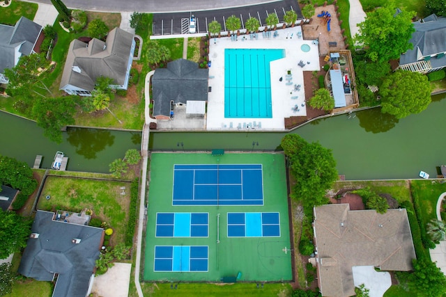 1394 Center Lake Dr, Mount Pleasant, SC 29464 - aerial view of property and surrounding area with a pool area