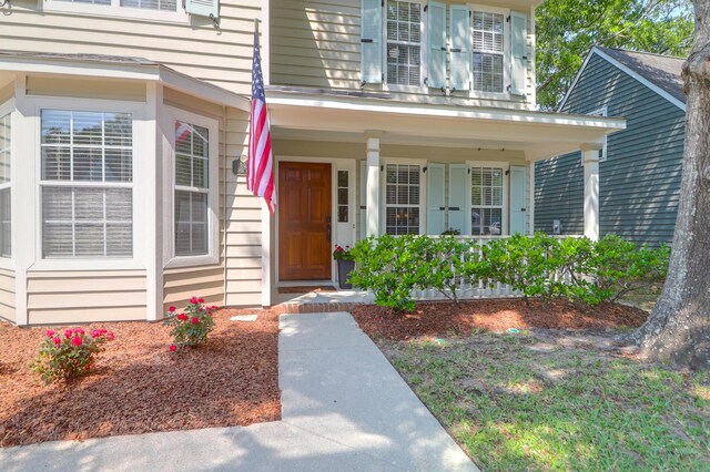 1394 Center Lake Dr, Mount Pleasant, SC 29464 - property entrance featuring covered porch