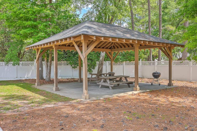 188 Midland Pkwy Unit 516, Summerville, SC 29485 - view of home's community featuring a gazebo, a fenced backyard, and a patio