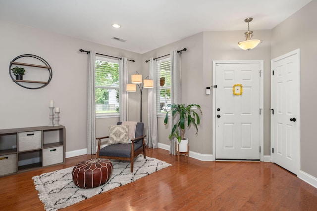 7030 Billberry St, Hanahan, SC 29410 - entrance foyer with wood finished floors and recessed lighting
