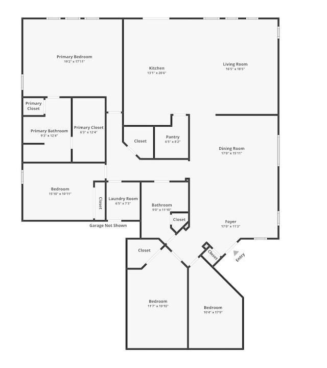 7030 Billberry St, Hanahan, SC 29410 - view of floor plan / room layout
