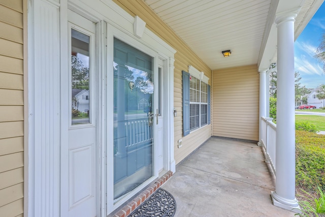 9379 Harroway Rd, Summerville, SC 29485 - exterior space featuring a porch