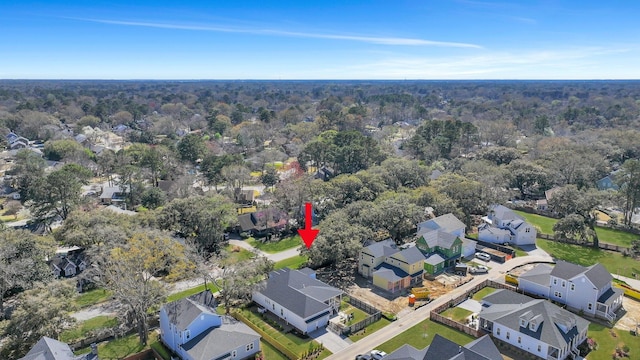 drone / aerial view featuring a residential view