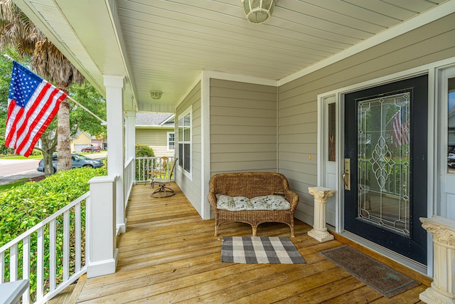 1409 Bloomingdale Ln, Mount Pleasant, SC 29466 - view of wooden porch