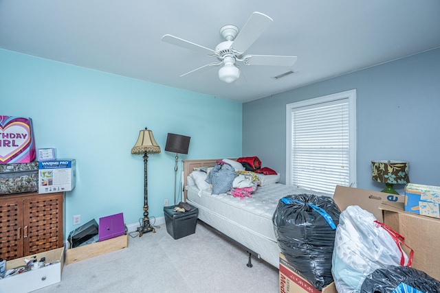 1409 Bloomingdale Ln, Mount Pleasant, SC 29466 - bedroom featuring carpet flooring and a ceiling fan