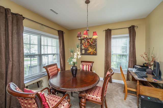 1409 Bloomingdale Ln, Mount Pleasant, SC 29466 - dining area featuring carpet floors and baseboards