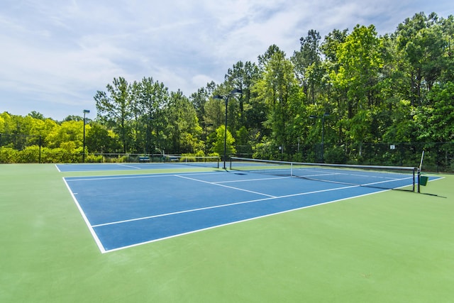 1409 Bloomingdale Ln, Mount Pleasant, SC 29466 - view of tennis court with community basketball court