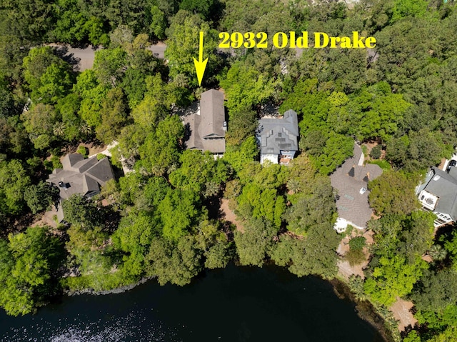 2932 Old Drake Dr, Seabrook Island, SC 29455 - birds eye view of property featuring a residential view and a water view