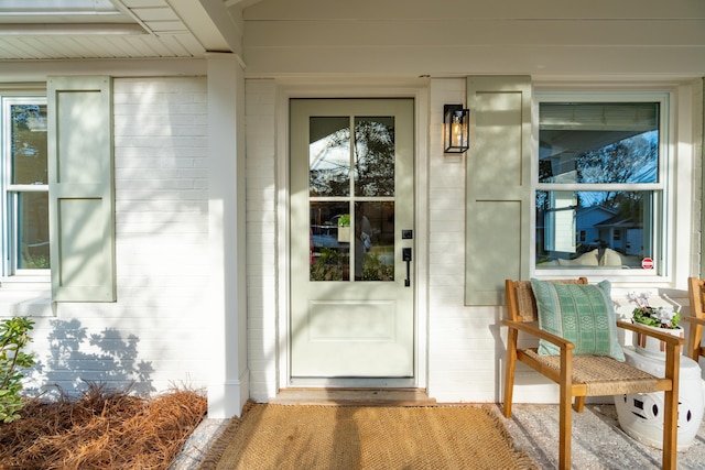 view of property entrance