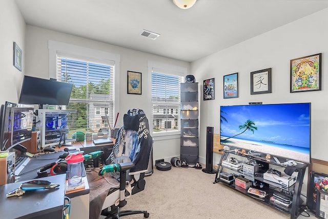 7812 Park Gate Dr, North Charleston, SC 29418 - office area with carpet and baseboards