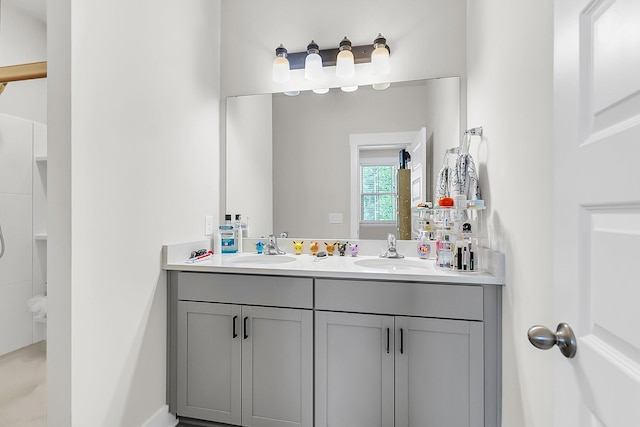 7812 Park Gate Dr, North Charleston, SC 29418 - full bathroom featuring double vanity